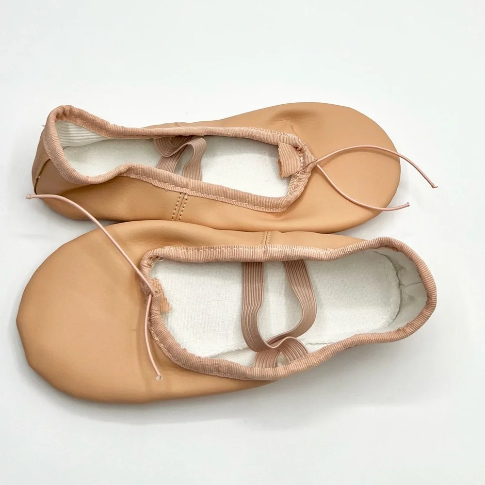 Stelle Pink Ballet Shoes with Elastic Straps and Flexible Suede Sole